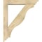 Ekena Millwork Funston Traditional Rough Sawn Bracket w/ Offset Brace, Douglas Fir, 6"W x 32"D x 38"H BKT0604X32X38FST01RDF - alternate 4